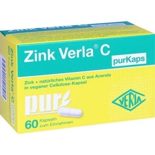 VERLA-PHARM ARZNEIMITTEL GMBH & CO. KG ZINK VERLA C purKaps 60 St PZN 11580271