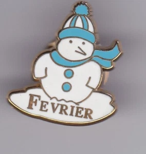 Pin's folies ** 1 pin's arthus bertrand representing the month of FEBRUARY - Picture 1 of 2