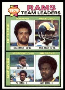 1979 Topps Cullen Bryant/Willie Miller/Rod Perry/Pat Thomas/Larry Brooks Los