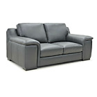 Barbour Top Grade Leather 2-seater Leather  Sofa Couch Settee Graphite