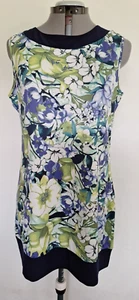 KLASS Tunic Top Size L Floral GOOD Condition or short dress - Picture 1 of 9