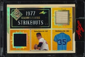 2025 Leaf Seasons in the Sun Dual Relic Nolan Ryan & Phil Niekro #28/35 Sealed! - Bild 1 von 1