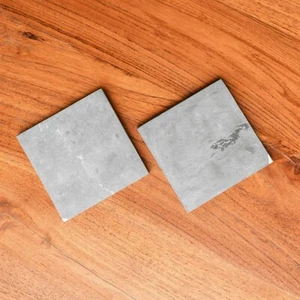 Graue Marmor Untersetzer Glasuntersetzer eckig 4er-/8er-Set 9x9 cm Soeji® MEWALI - Bild 1 von 9