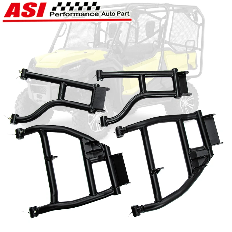 Black 1.5" Offset High Clearance REAR A-Arms For 2016-2018  Honda Pioneer 1000 - Image 1 of 4