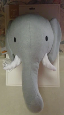 Ever & Ever Buy Buy Baby  ELEPHANT Plush Wall Decor NWT Baby Nursery Playroom - Image 1 of 4