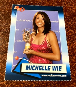 2004 Michelle Wie Rookie Review Golf Card #96 ( Up and Coming 14 year old ) - Picture 1 of 2