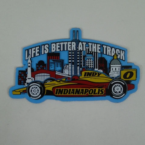 Indianapolis Indy Race Car Life Is Better At The Track Collector Magnet IndyCar Cover