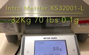 Plataforma sobremesa Mettler Toledo XS32001 escala de equilibrio 32 kg 70 libras 0,1 g excelente - Imagen 1 de 18