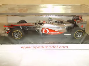 SPARK F1 SJ007 1:43 Jenson Button McLaren MP4-26 Winner Japanese GP Ltd Ed - Picture 1 of 3