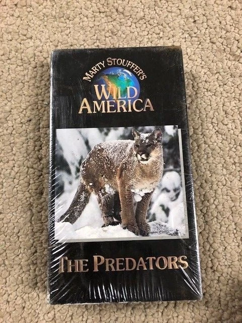 Marty Stouffer's Wild America - The Predators (VHS,1994) Robert Redford, PBS-69 - Image 1 of 1