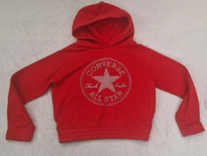 Girls red Converse hoody jumper 10-12years - Picture 1 of 2