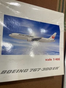 VTG HOGAN, JAPAN AIRLINES, BOEING 767-300ER, JA654J, NIB! 1:400, W@W! - Picture 1 of 3