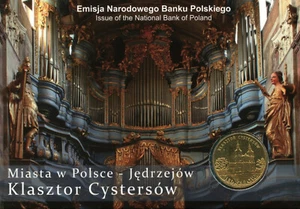 2 zlot 2009 - città polacche - monastero cistercense di Jedrzejov - moneta in blister - Foto 1 di 2