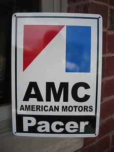 AMC Pacer American Motors Racing Sign AMX Service Mechanic Garage Ad SIGN - Bild 1 von 4