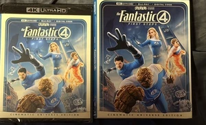 The Fantastic Four: First Steps (4K UHD+Blu-ray+Code, 2025) NEW - Picture 1 of 2