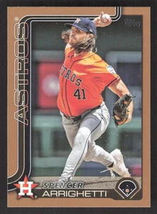 2025 Topps #522 Spencer Arrighetti Gold #/2025 - Picture 1 of 2