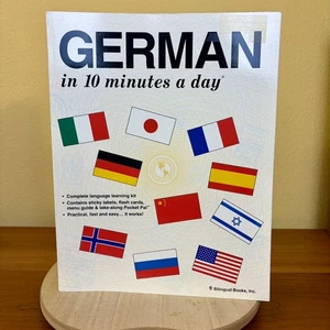 German In 10 Minutes A Day by Bilingual Books, Inc. 1998 Paperback Language - Picture 1 of 13