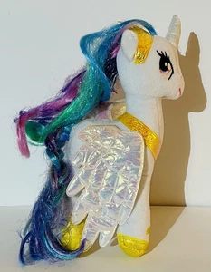 Ty Sparkle My Little Pony Prinzessin Celestia Plüschtier 8 Zoll Stofftier Lovey - Bild 1 von 5