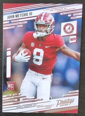 John Metchie III #16 2022 Panini Chronicles Draft Picks Prestige Bronze Rookie - Image 1 of 3