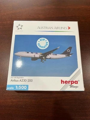 Austrian Airlines Airbus A330-200 pressofuso 1/500 modello OE-LAO usato RRK - Immagine 1 di 4