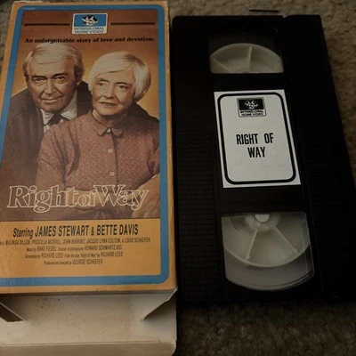 Right of Way VHS Starring James Stewart & Bette Davis - Image 1 of 2