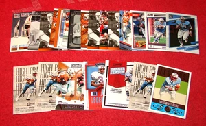 EARL CAMPBELL HOUSTON OILERS HOF LOT OF 23 CARDS WITH 6 INSERTS (18-6) - Bild 1 von 1