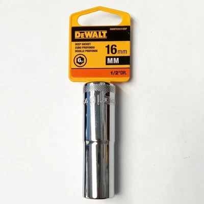 DeWalt 16mm Deep Socket 6-Point 1/2" Drive DWMT935310SP - Image 1 of 2