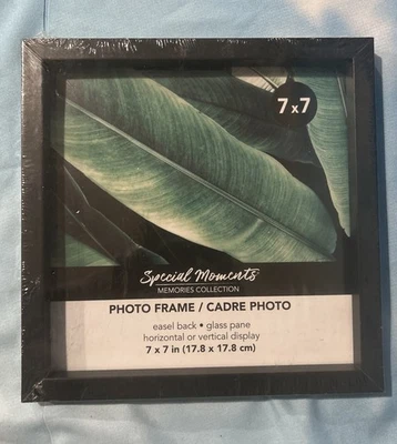 Marco de fotos cuadrado de momentos especiales de 7”x 7” - negro Foto 1 de 4