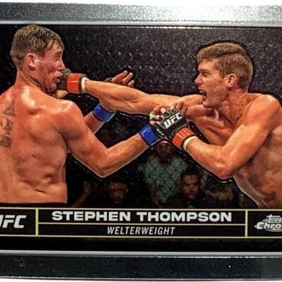 Stephen Thompson, UFC Welterweight, Card 180, 2024 Topps Chrome UFC, NM+ - Image 1 of 4