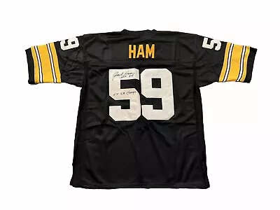 Jack Ham Signed Pittsburgh Steelers (4x SB Champ) Jersey JSA - Image 1 of 4