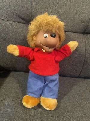 Muñeca de peluche de vinilo vintage 1984 Berenstain Bears 11” Brother Bear usada en excelente estado BS Foto 1 de 4