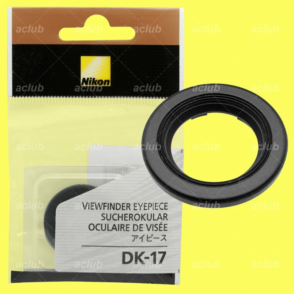 Nikon DK-17 Eyepiece for Df D850 D810 D810A D800 D800E D700 D6 D5 D4 D3 F6 F3 HP - Image 1 of 1
