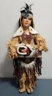 Native American Porcelain 28" Doll