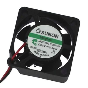 Lüfter 5V DC 0,33W 25x25x10mm 5,1m³/h 9800U/Min 5,1m³/h Sunon MF25100V21000UA99 - Bild 1 von 4