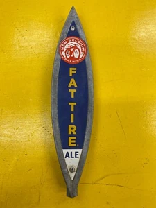 NUEVO BELGIUM BREWING FAT TIRE ALE Pequeño Grifo de Cerveza Mango 11" Usado - Imagen 1 de 5