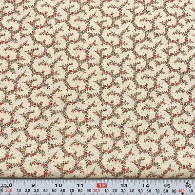 Flores vintage en crema para Marcus Brothers textiles algodón por media yarda Foto 1 de 2