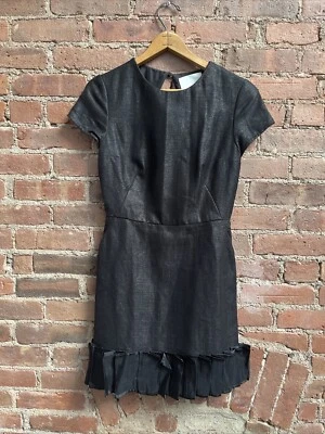 Vestido para mujer 3.1 Phillip Lim, talla 4, negro, arquitectónico Foto 1 de 4