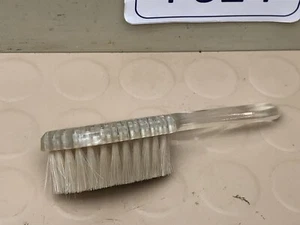 Vintage Haarbürste Clear Lucite Acrylgriffbürste - Bild 1 von 8