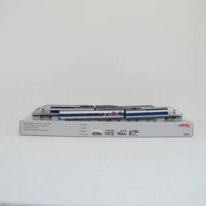 Märklin 37790 TGV POS Atlantic silberblau 4-teiliges Set H0 Vintage OVP - Picture 1 of 22