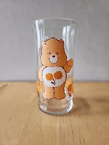 Vintage: RARE CARE BEARS GLASS ~ FRIEND BEAR ~ Pizza Hut 1983~ - Picture 1 of 6
