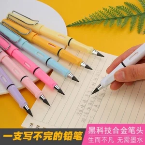 Everlasting Pencil, 6 Pcs Inkless Magic Pencil Eternal with Eraser - Picture 1 of 7
