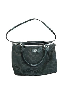 Black COACH Cross Body Hand Bag Purse - Picture 1 of 4