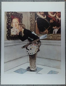 Norman Rockwell 1955 50 Favorites Poster 'The Critic' - Picture 1 of 1