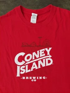 Coney Island Brewing Co T Shirt Herren XL Rot - Bild 1 von 7