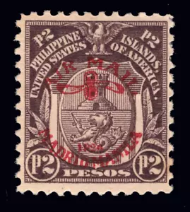 MOMEN: US STAMPS PHILIPPINES #C13 MINT OG H LOTTO #93505* - Foto 1 di 2