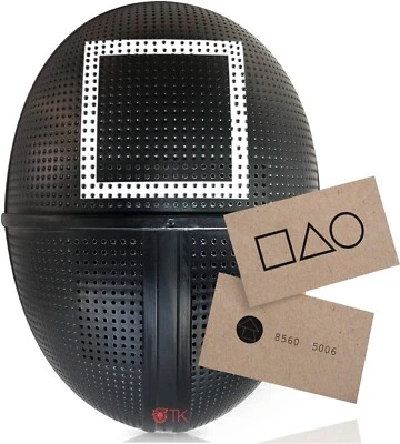 KOSTÜMHELD® The Game Squid Maske Halloween Fasching Karneval Kostüm unisex - Herren Damen