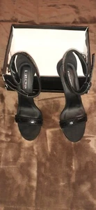 Black high heels ankle strap - Picture 1 of 3