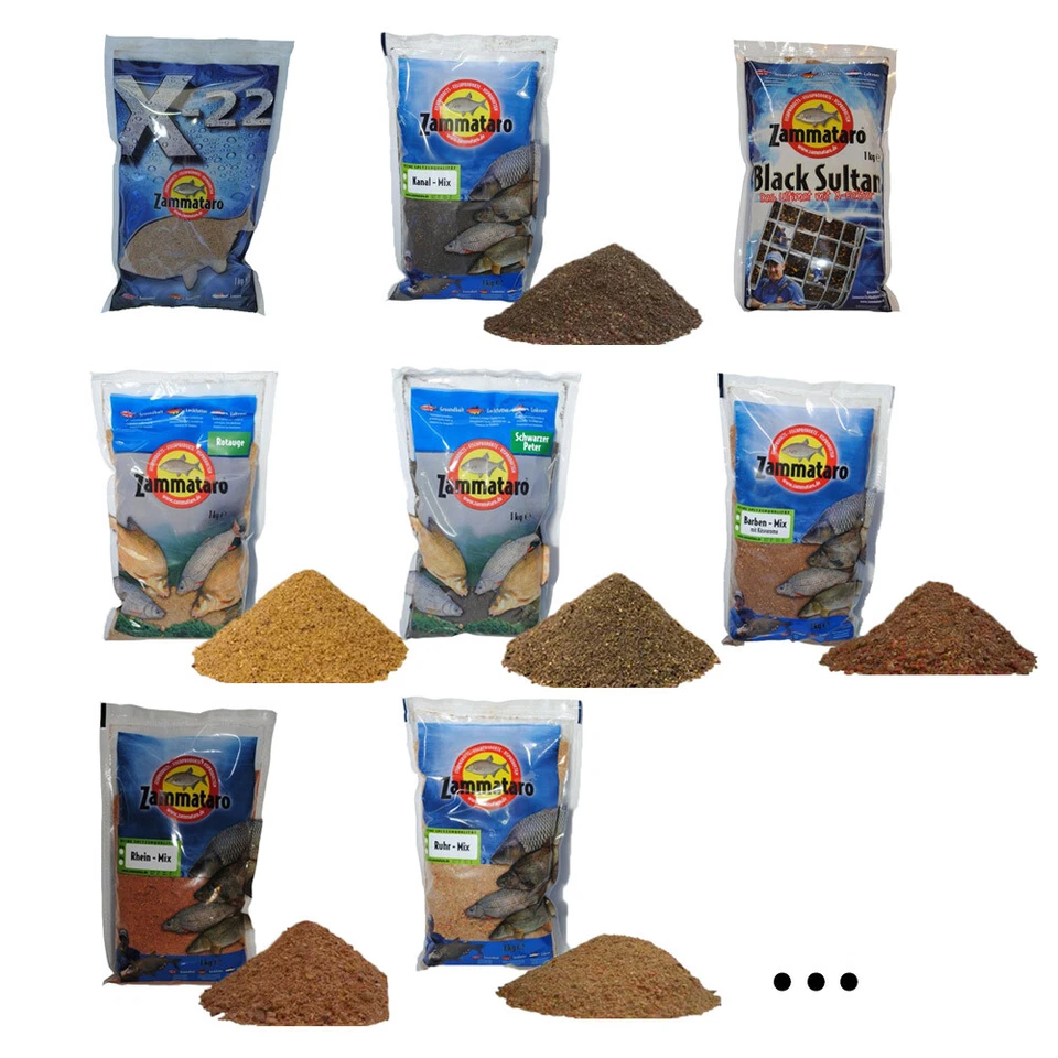 Zammataro Grundfutter verschiedene Sorten Fertigfutter Lockfutter Feederfutter - Bild 1 von 1