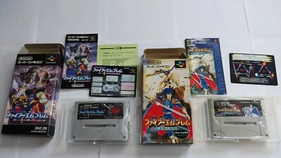 Fire Emblem set Super Nintendo Entertainment System Japan SFC SNES with box - Image 1 of 4