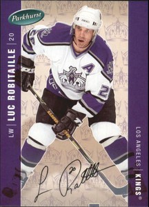 2005-06 (KINGS) Parkhurst Facsimile Auto Parallel #227 Luc Robitaille /100
